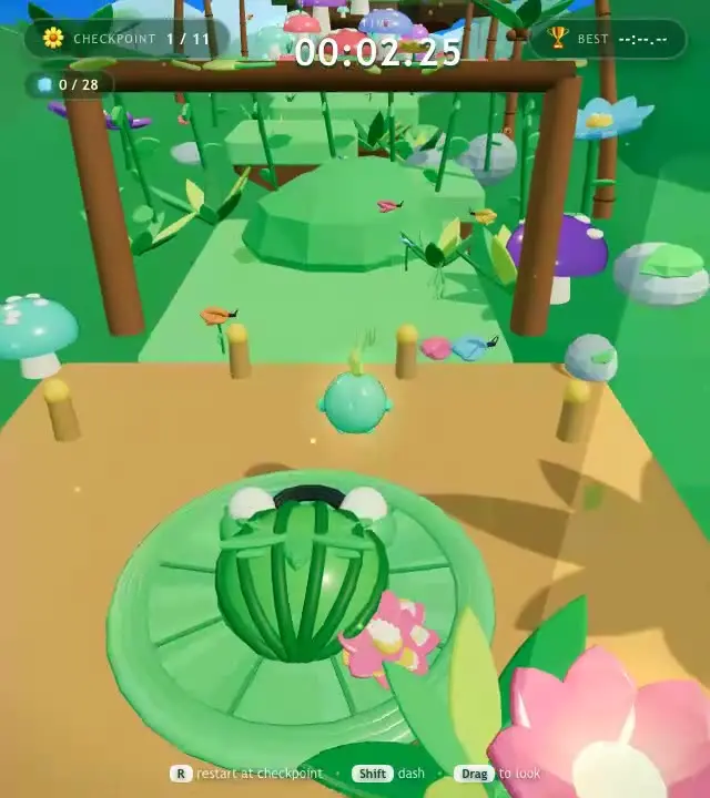 Opus 5 on Jelly Jungle — 3D jungle run