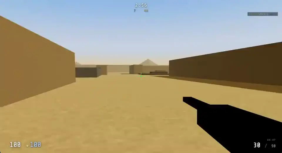 Grok 4.5 on Counter-Strike 2 — clone it in the browser